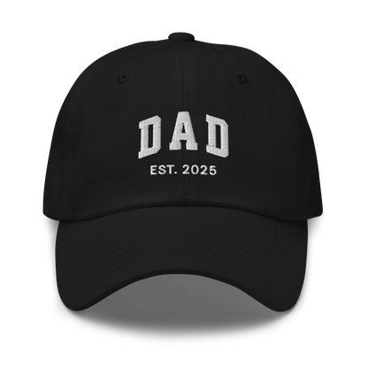 CUSTOM YEAR Dad to Be Embroidered Dad Hat