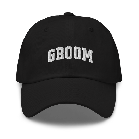 Groom Embroidered Dad Hat