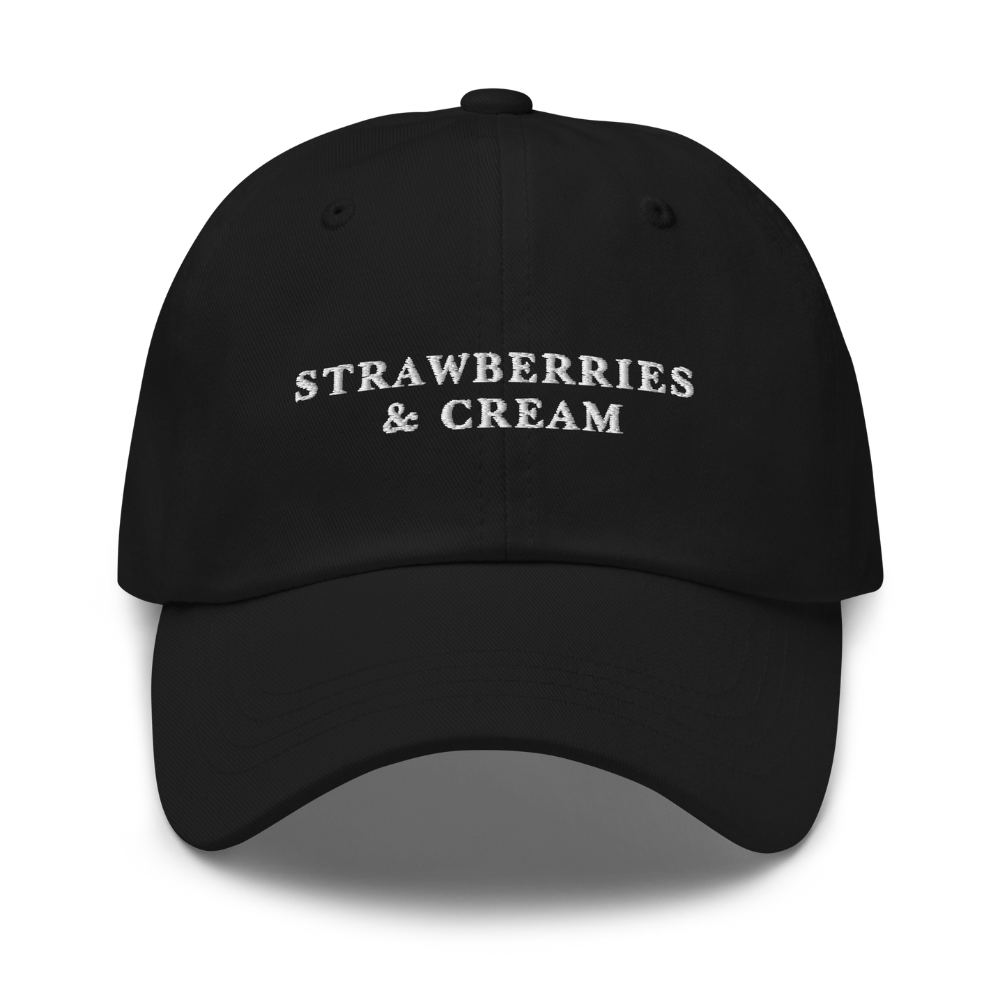 Strawberries & Cream Wimbledon Tennis Embroidered Dad Hat