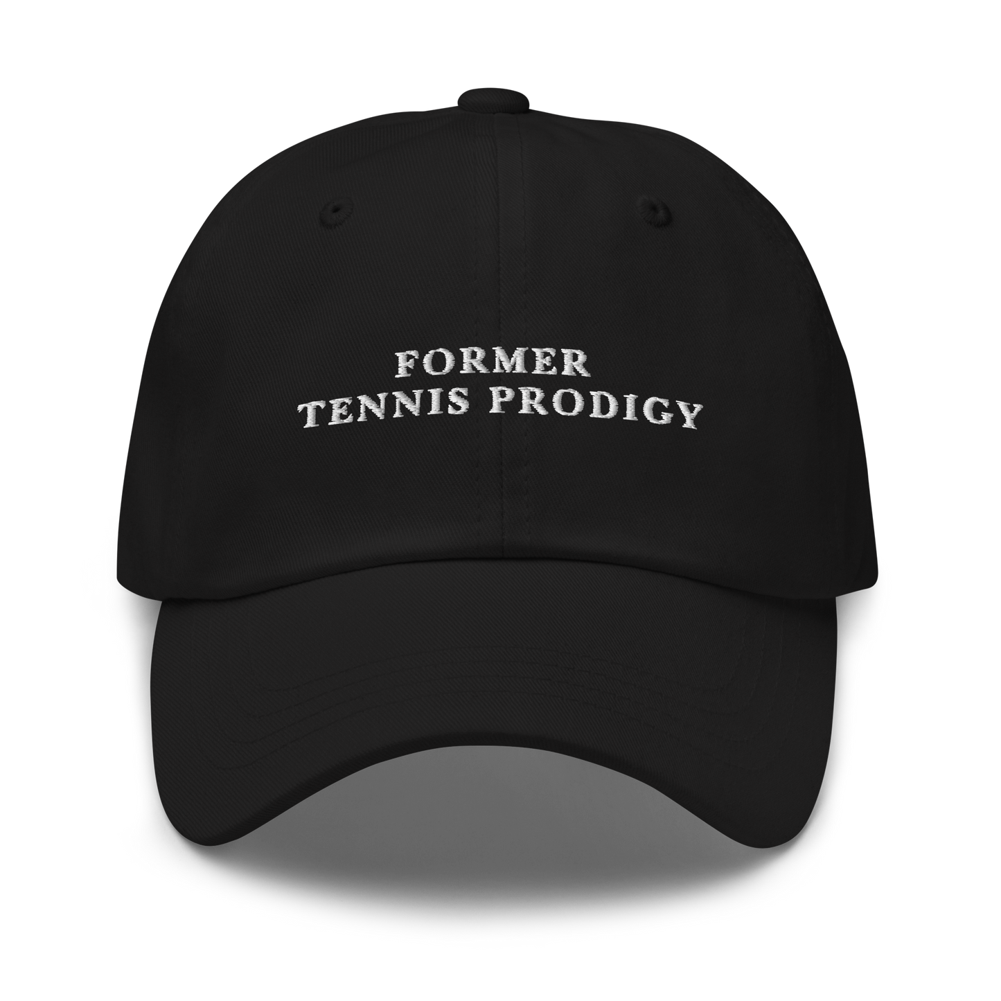 Former Tennis Prodigy Embroidered Dad Hat