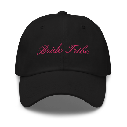 Bride Tribe Bachelorette Cursive Embroidered Dad Hat