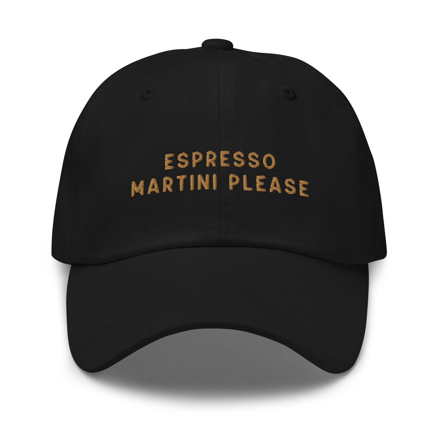 Espresso Martini Cocktail Embroidered Dad Hat