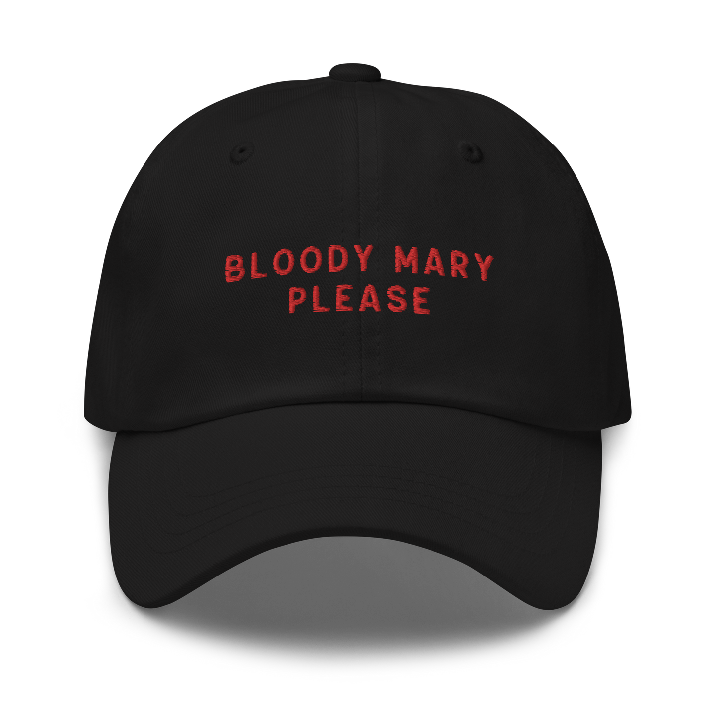 Bloody Mary Please Cocktail Embroidered Dad Hat