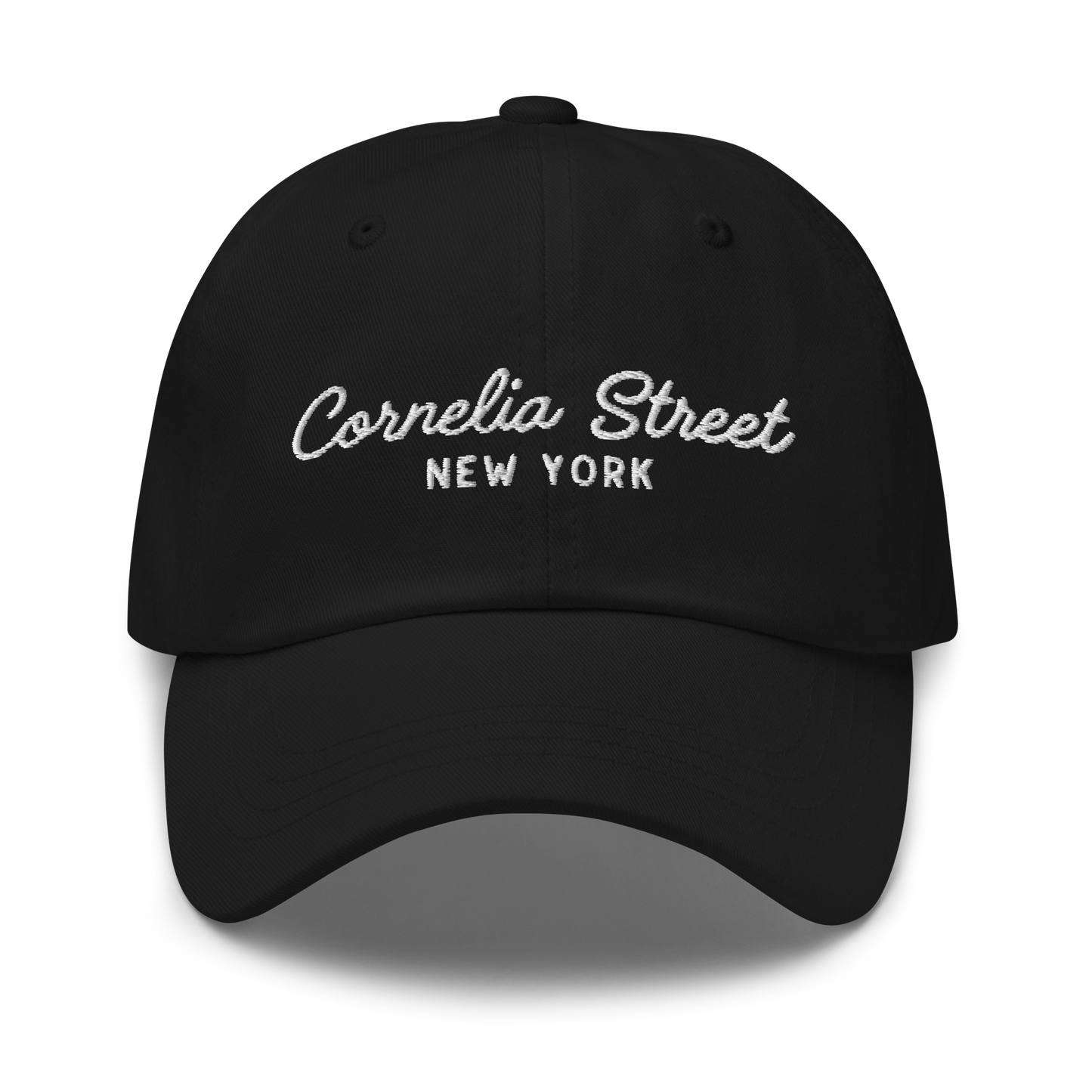 Cornelia Street New York Embroidered Dad Hat