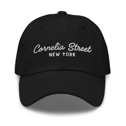 Cornelia Street New York Embroidered Dad Hat