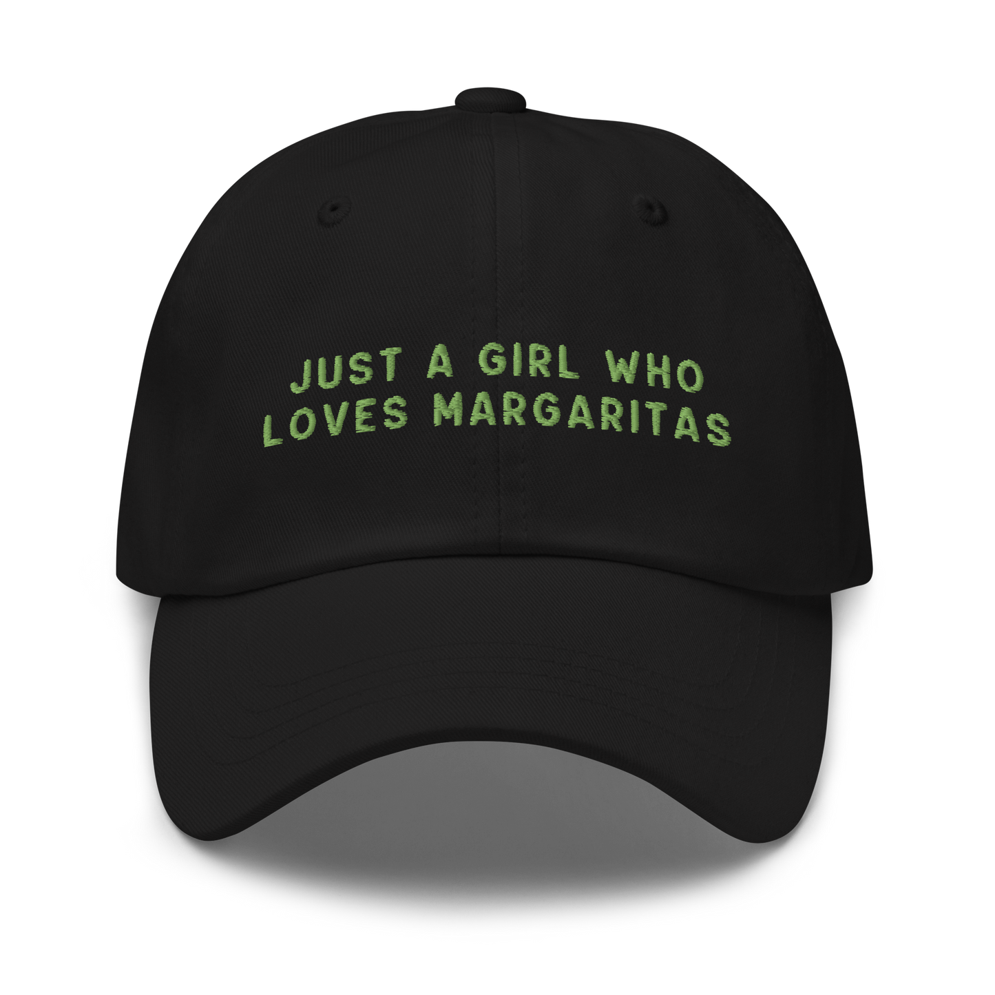 Just A Girl Who Loves Margaritas Embroidered Cap