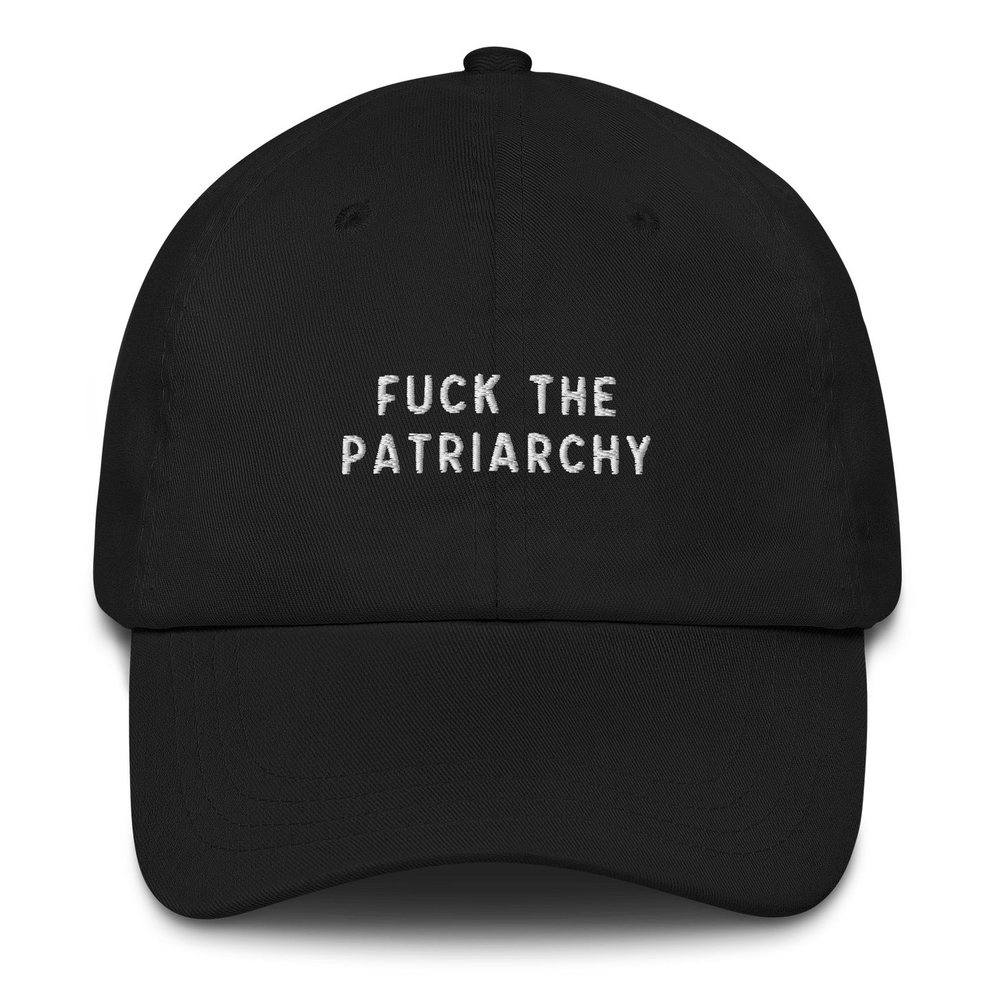 Fuck the Patriarchy Feminist Embroidered Dad Hat