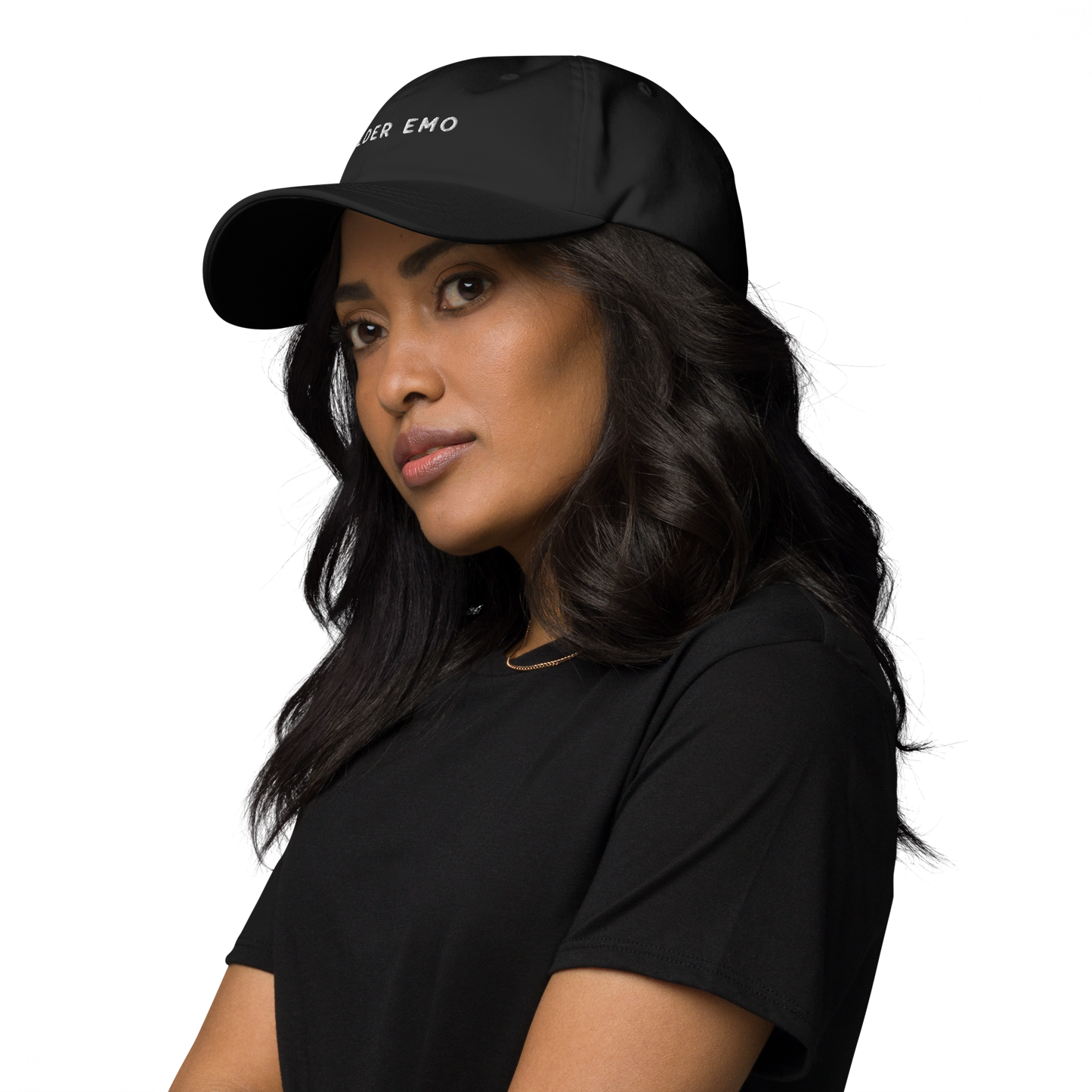 Elder Emo Embroidered Dad Hat