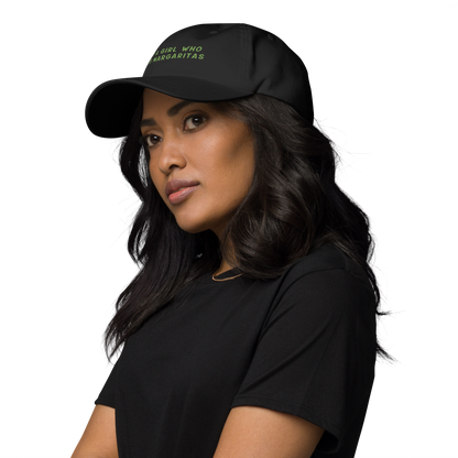 Just A Girl Who Loves Margaritas Embroidered Cap