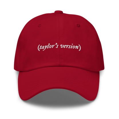 taylor's version Embroidered Dad Hat