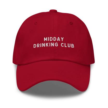 Midday Drinking Club Embroidered Dad Hat