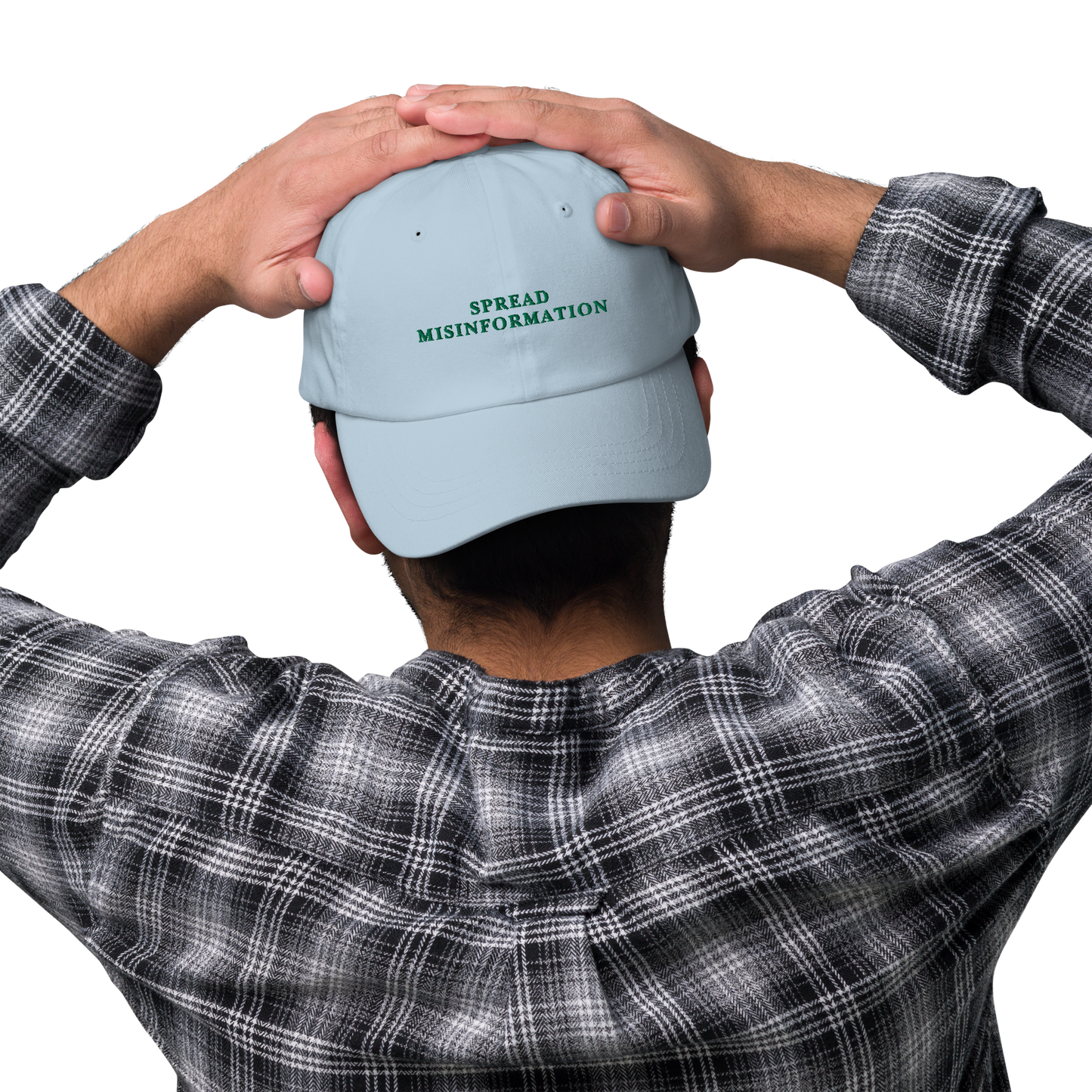 Spread Misinformation Embroidered Dad Hat