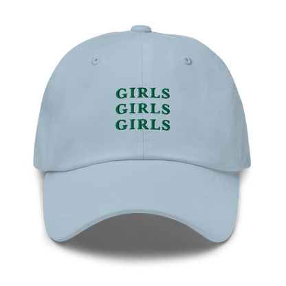 Girls Girls Girls Embroidered Dad Hat