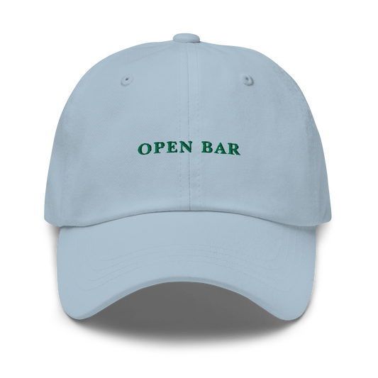 Open Bar Embroidered Dad Hat