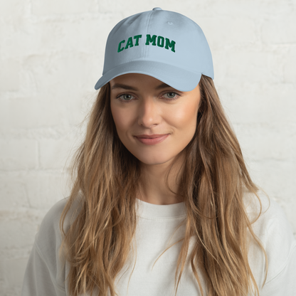 Cat Mom Embroidered Dad Hat