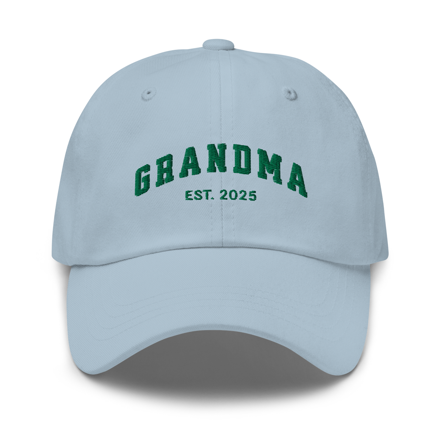 CUSTOM YEAR Grandma to Be Embroidered Dad Hat