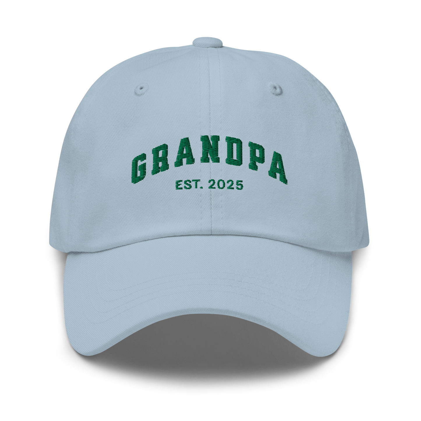 CUSTOM YEAR Grandpa to Be Embroidered Dad Hat