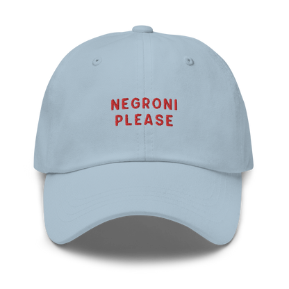 Negroni Please Cocktail Embroidered Dad Hat