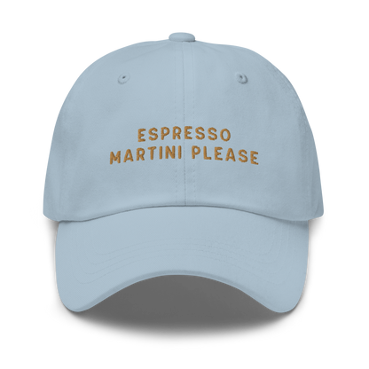 Espresso Martini Cocktail Embroidered Dad Hat