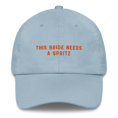 This Bride Needs A Spritz Embroidered Cap