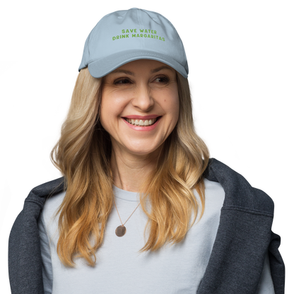 Save Water Drink Margaritas Embroidered Cap