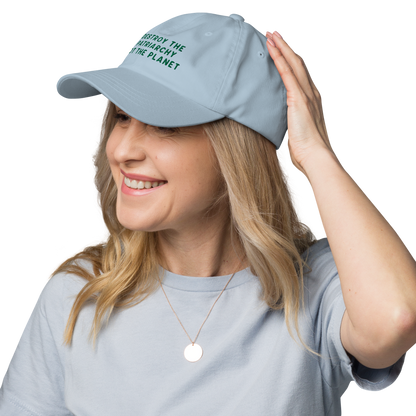 Destroy The Patriarchy Not The Planet Embroidered Dad Hat