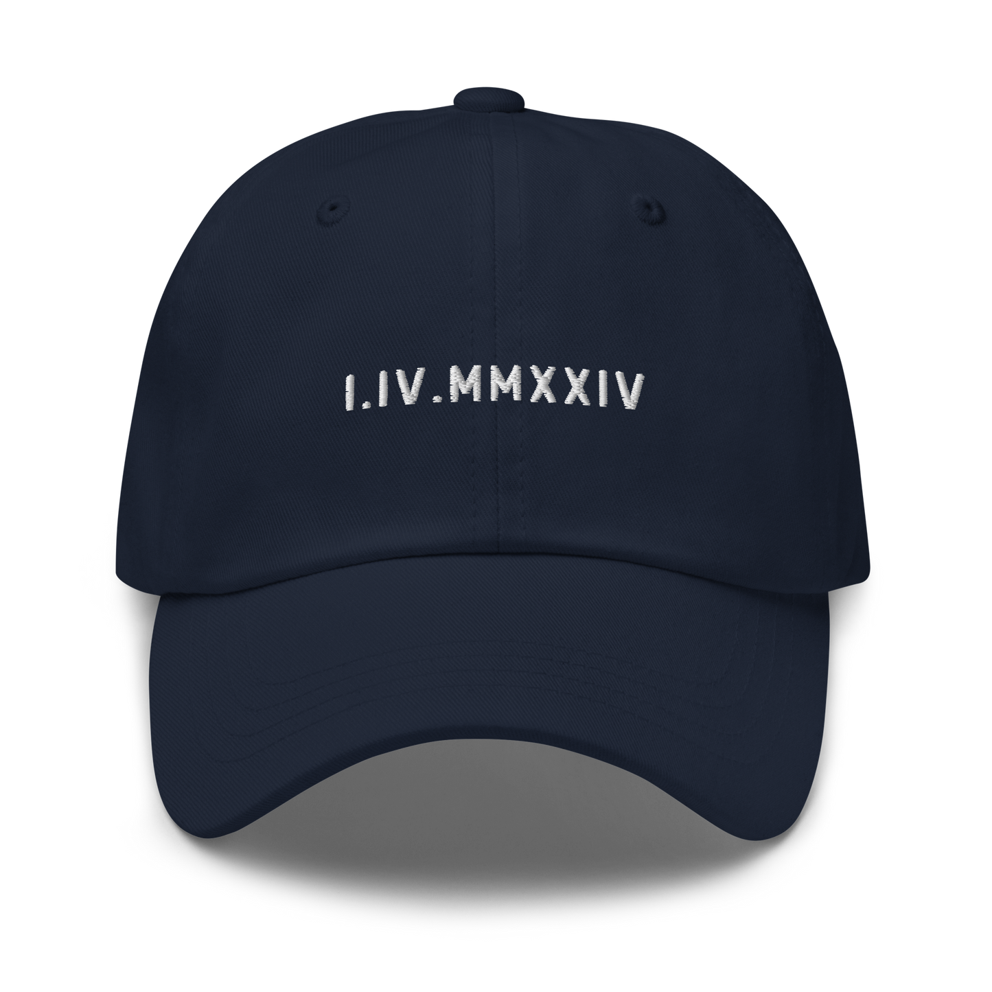 CUSTOM Roman Numerals Date Embroidered Dad Hat