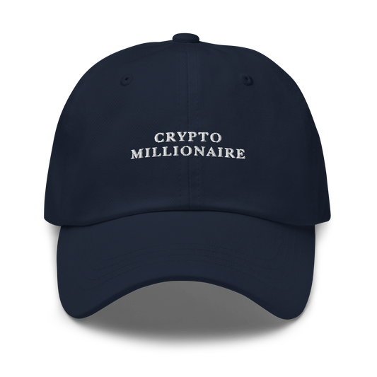 Crypto Millionaire Embroidered Dad Hat