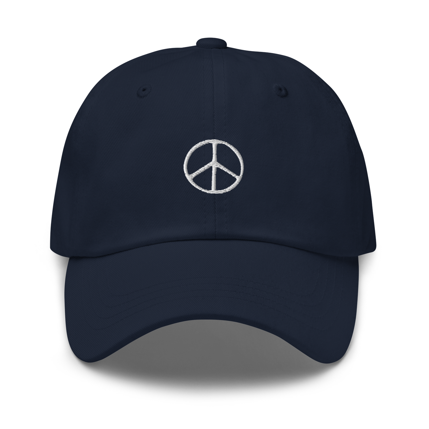 Peace Symbol Embroidered Dad Hat