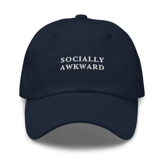 Socially Awkward Embroidered Dad Hat