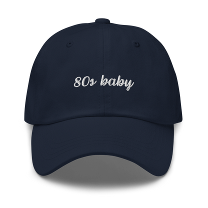 80s Baby Embroidered Dad Hat
