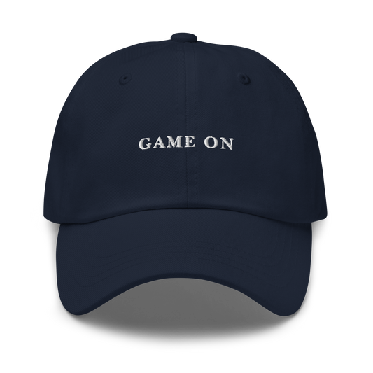 Game On Embroidered Dad Hat