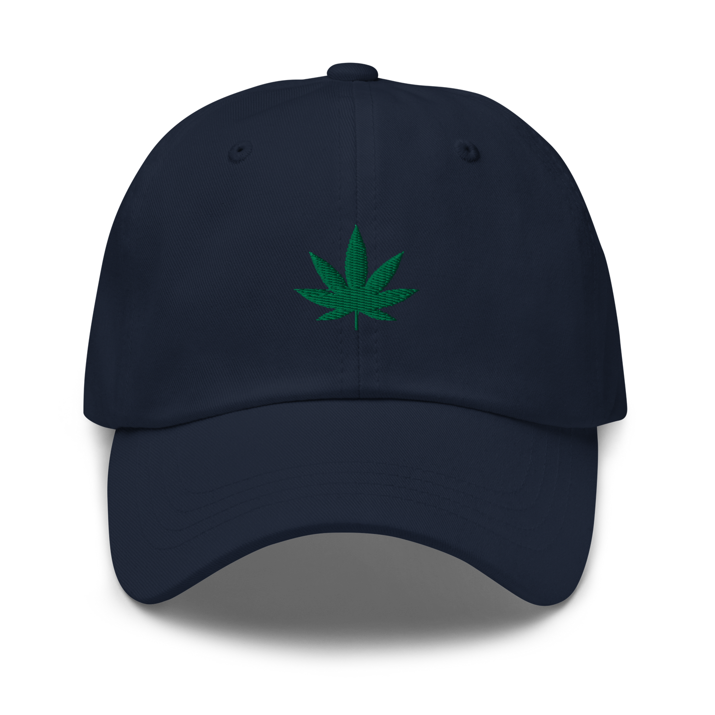 Weed Leaf Embroidered Dad Hat