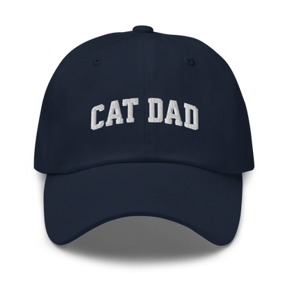 Cat Dad Embroidered Dad Hat