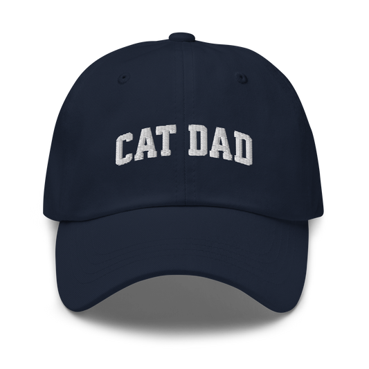 Cat Dad Embroidered Dad Hat