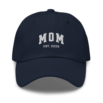 CUSTOM YEAR Mom to Be Embroidered Dad Hat