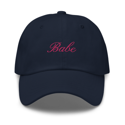 Babe Bachelorette Cursive Embroidered Dad Hat