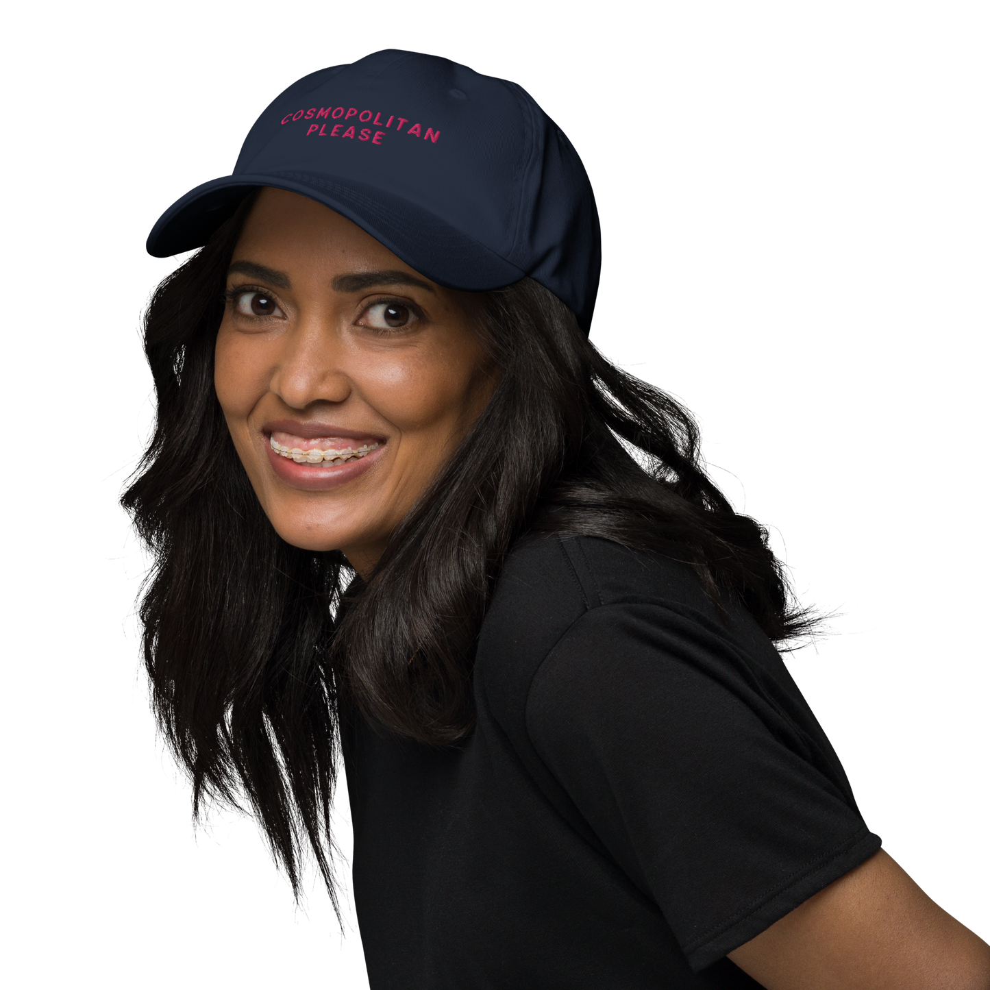 Cosmopolitan Please Cocktail Embroidered Dad Hat