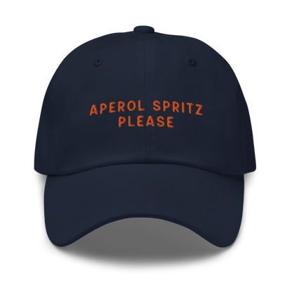 Aperol Spritz Please Cocktail Embroidered Dad Hat