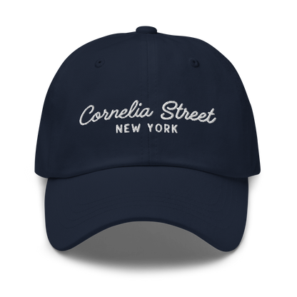 Cornelia Street New York Embroidered Dad Hat