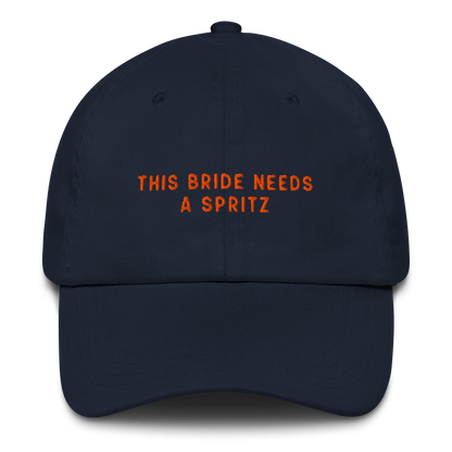 This Bride Needs A Spritz Embroidered Cap