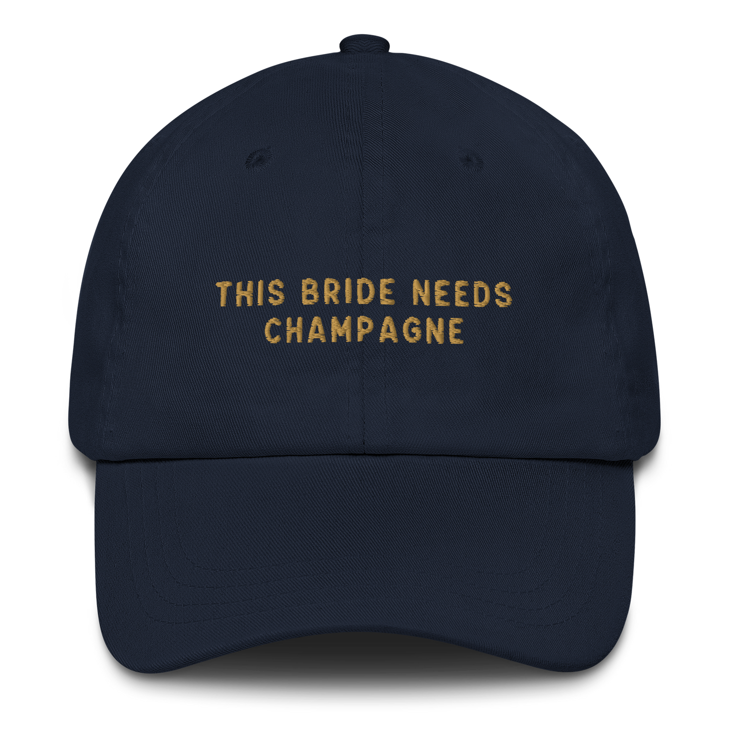 This Bride Needs Champagne Embroidered Cap