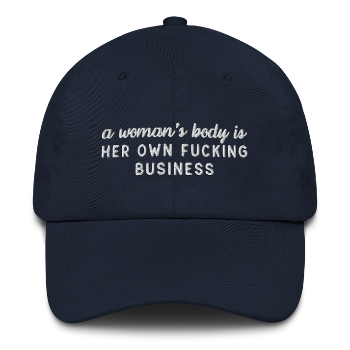 A Woman s Body Is Her Own Fucking Business Embroidered Cap Girlgangshop a-woman-s-body-is-her-own-fucking-business-embroidered-cap-girlgangshop