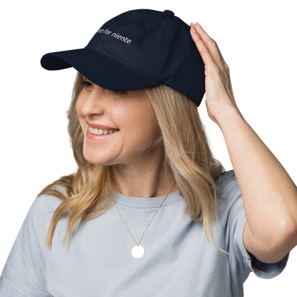 Dolce Far Niente Embroidered Cap