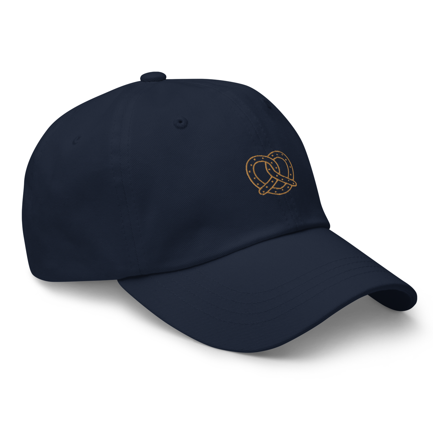 Pretzel Line Embroidered Dad Hat