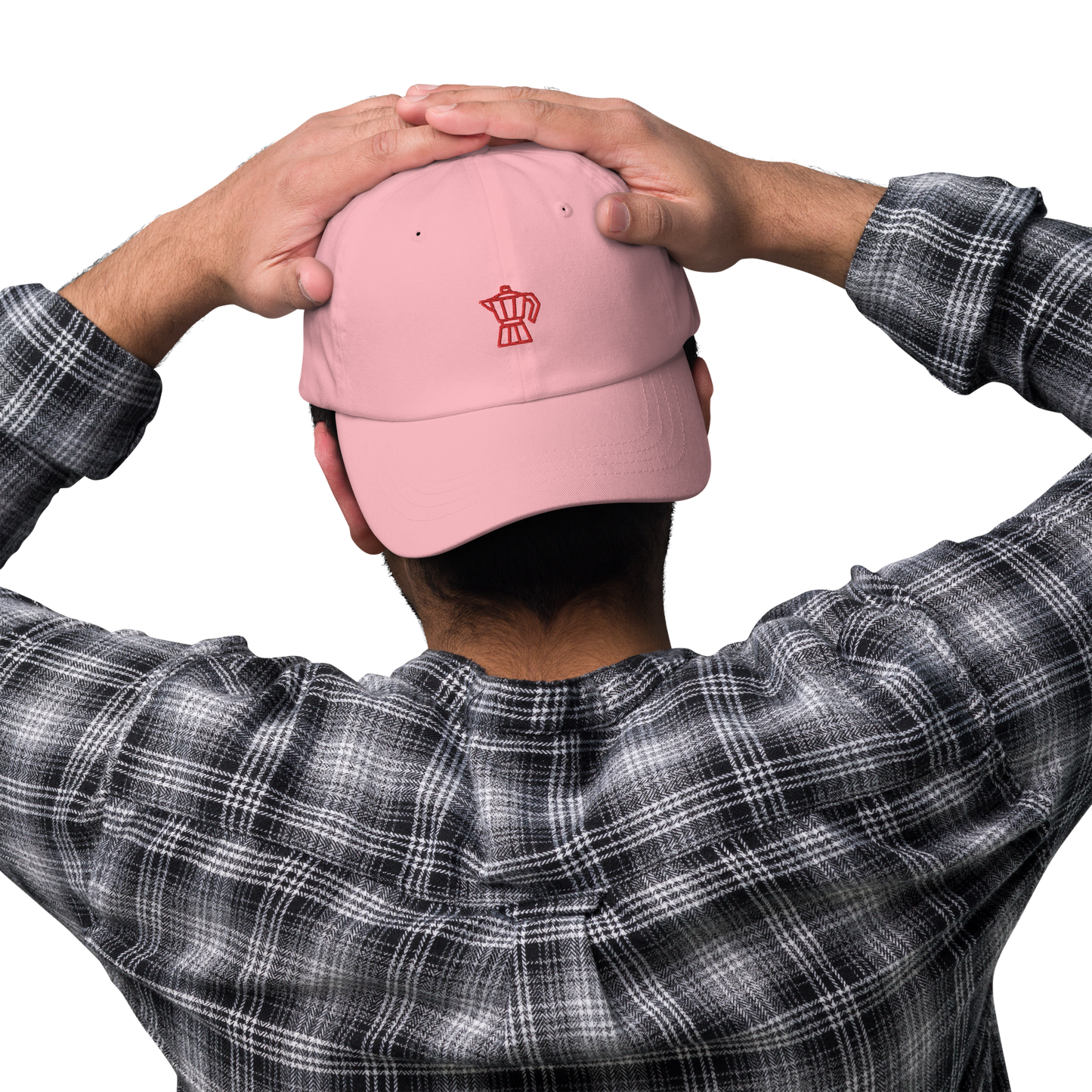 Moka Pot Coffee Embroidered Dad Hat