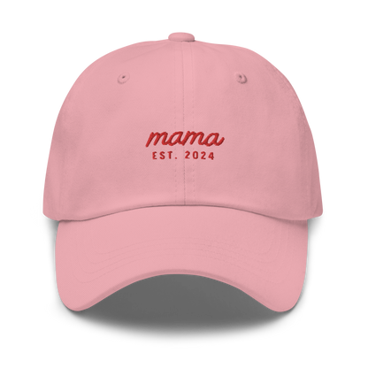 CUSTOM Mama Year Embroidered Dad Hat