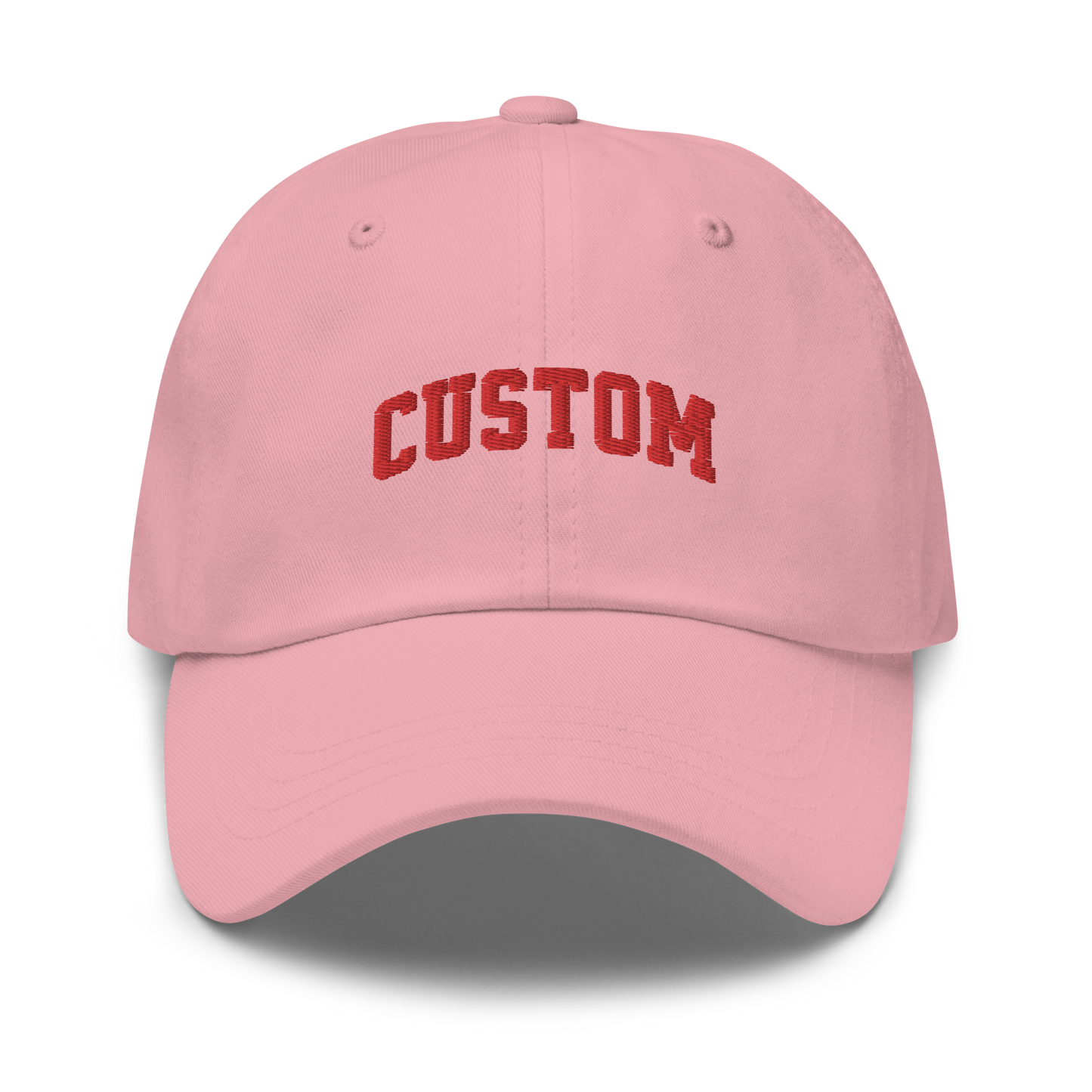 CUSTOM Varsity Font Embroidered Dad Hat