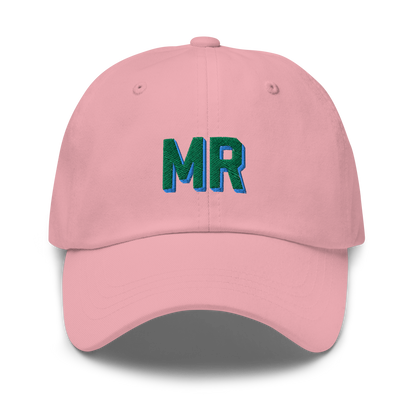 CUSTOM Varsity Initials Green Embroidered Dad Hat