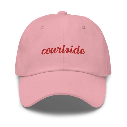 Courtside Tennis Embroidered Dad Hat